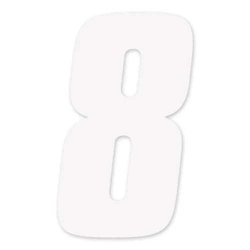 Factory Effex FX 2015 NUMBERS FACTORY 4" WHITE 8 08-90018