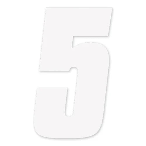 Factory Effex FX 2015 NUMBERS FACTORY 6" WHITE 5 08-90055
