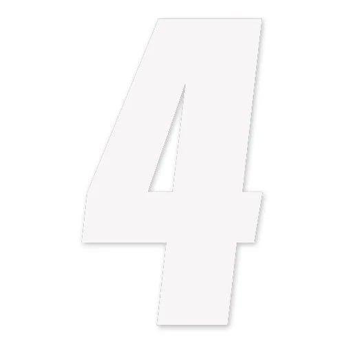 Factory Effex FX 2015 NUMBERS FACTORY 7" WHITE 4 08-90094