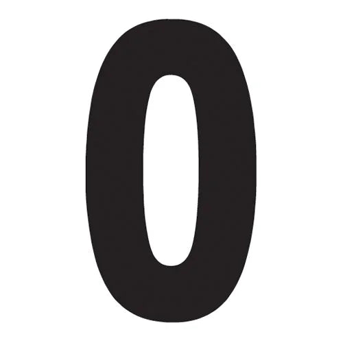 Factory Effex FX 2015 NUMBERS PRO 4" BLACK 0 04-2570