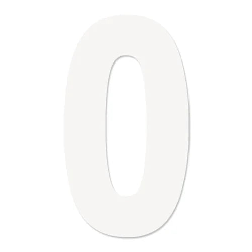 Factory Effex FX 2015 NUMBERS PRO 5" WHITE 0 03-0200