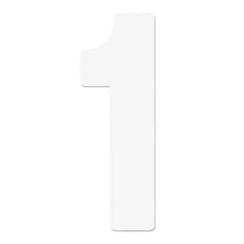 Factory Effex FX 2015 NUMBERS PRO 7" WHITE 1 02-4351