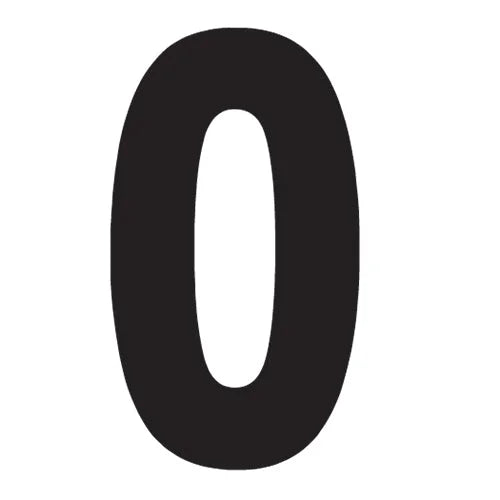 Factory Effex FX 2015 NUMBERS PRO 8" BLACK 0 02-4360