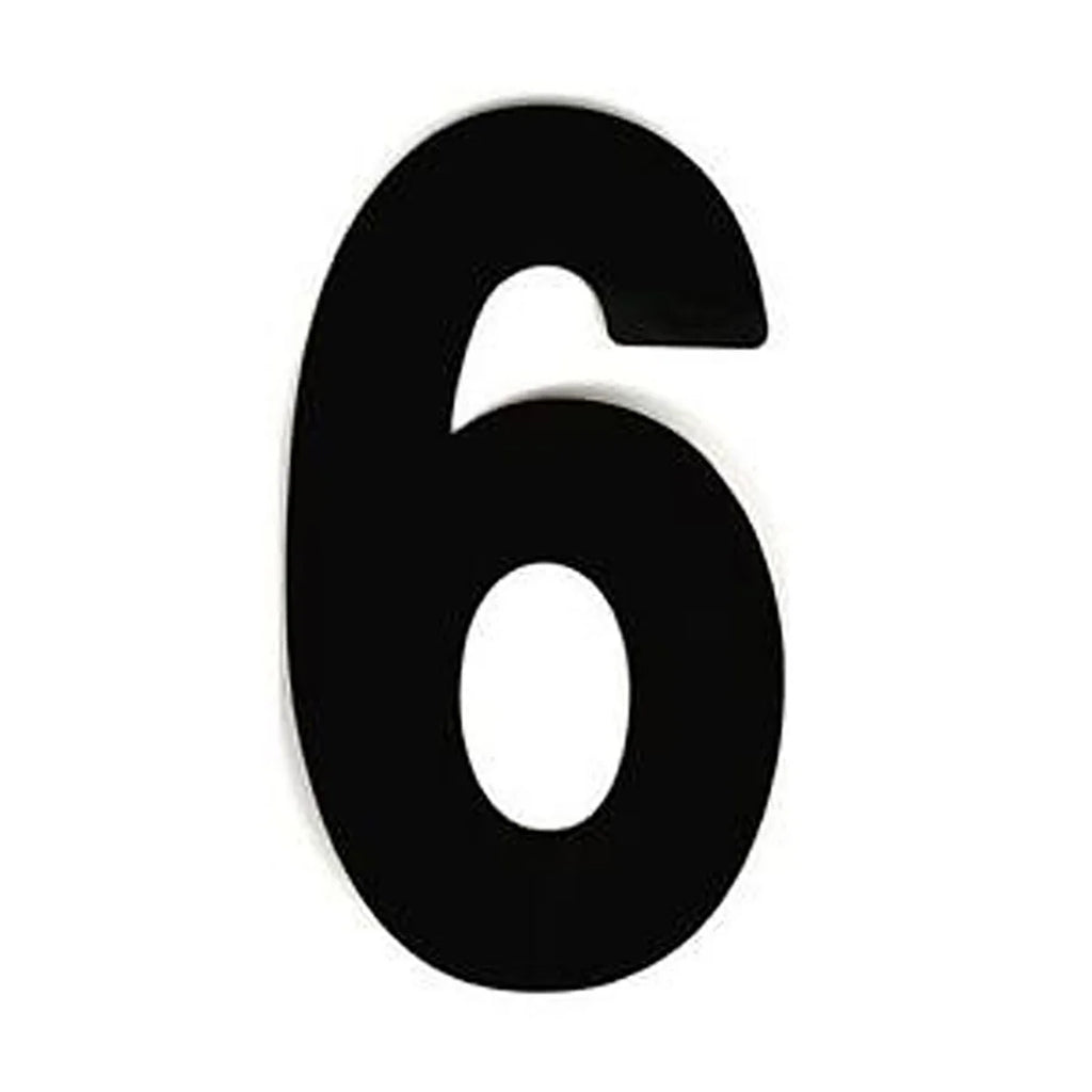 Factory Effex FX 2015 NUMBERS STANDARD 6" BLACK 6 02-4456