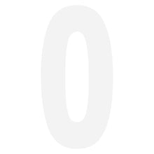 Load image into Gallery viewer, Factory Effex FX 2015 NUMBERS STANDARD 6" WHITE 0 02-4460