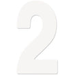 Load image into Gallery viewer, Factory Effex FX 2015 NUMBERS STANDARD 6" WHITE 2 02-4462