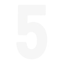 Load image into Gallery viewer, Factory Effex FX 2015 NUMBERS STANDARD 6" WHITE 5 02-4465