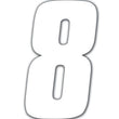 Load image into Gallery viewer, Factory Effex FX 2015 NUMBERS STANDARD 6" WHITE 8 02-4468