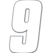 Load image into Gallery viewer, Factory Effex FX 2015 NUMBERS STANDARD 6" WHITE 9 02-4469