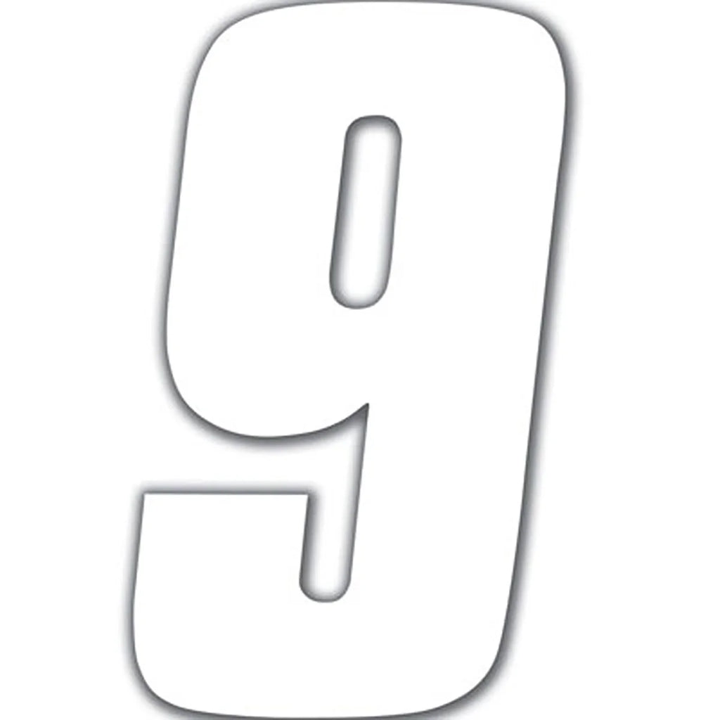 Factory Effex FX 2015 NUMBERS STANDARD 6" WHITE 9 02-4469