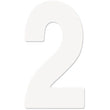 Load image into Gallery viewer, Factory Effex FX 2015 NUMBERS STANDARD 8" WHITE 2 02-4482