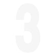 Load image into Gallery viewer, Factory Effex FX 2015 NUMBERS STANDARD 8" WHITE 3 02-4483