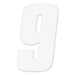 Load image into Gallery viewer, Factory Effex FX 2015 NUMBERS STANDARD 8" WHITE 9 02-4489
