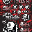 Load image into Gallery viewer, Factory Effex FX 2015 SPONSOR/LOGO STICKER SHEETS METAL MULISHA 14-68050
