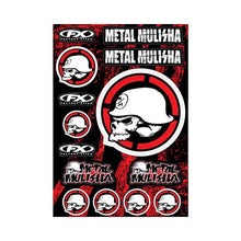 Load image into Gallery viewer, Factory Effex FX 2015 SPONSOR/LOGO STICKER SHEETS METAL MULISHA 16-68052