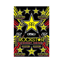 Load image into Gallery viewer, Factory Effex FX 2015 SPONSOR/LOGO STICKER SHEETS ROCKSTAR STICKER SHEET 15-68702