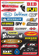 Load image into Gallery viewer, Factory Effex FX 2015 SPONSOR/LOGO STICKER SHEETS SPONSOR KIT B 10-68002