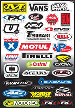 Load image into Gallery viewer, Factory Effex FX 2015 SPONSOR/LOGO STICKER SHEETS SPONSOR KIT C 10-68004