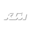 Load image into Gallery viewer, Factory Effex FX 2016 1' DIE-CUT STICKERS KTM (WHITE) 19-94550