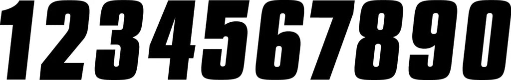Factory Effex FX Factory Number 2 - White - 7" 08-90092 - Side View