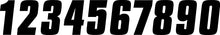 Load image into Gallery viewer, Factory Effex FX Factory Number 5 - White - 7" 08-90095 - Side View