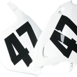 Load image into Gallery viewer, Factory Effex FX Factory Number 5 - White - 7" 08-90095 - Detail View