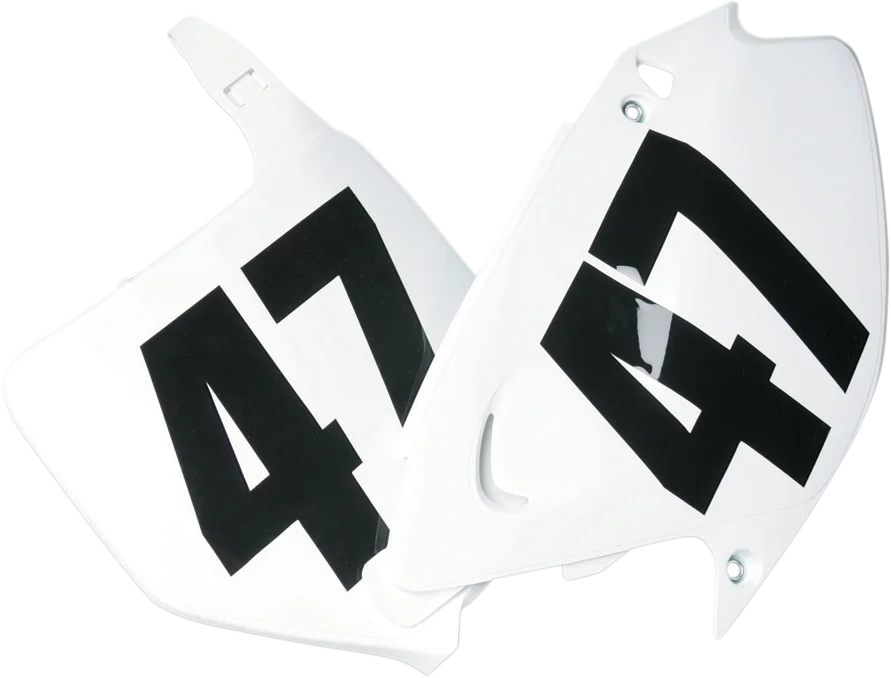 Factory Effex FX Factory Number 5 - White - 7" 08-90095 - Detail View