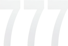 Load image into Gallery viewer, Factory Effex FX Number 7 - White - 8" 02-4487 - Main Product View