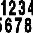 Load image into Gallery viewer, Factory Effex FX Number 7 - White - 8" 02-4487 - Detail View