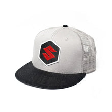 Load image into Gallery viewer, Factory Effex FX SUZUKI MARK SNAPBACK HAT / GREY-BLACK (ONE SIZE) 18-86400