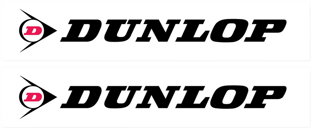 Factory Effex FX Swingarm Sticker - Dunlop - Black 02-7069 - Main Product View
