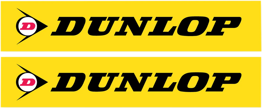 Factory Effex FX Swingarm Sticker - Dunlop - Yellow 02-7065 - Main Product View
