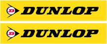 Load image into Gallery viewer, Factory Effex FX Swingarm Sticker - Dunlop - Yellow 02-7065 - Main Product View