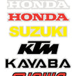 Load image into Gallery viewer, Factory Effex FX Swingarm Sticker - Showa 02-7049 - Side View