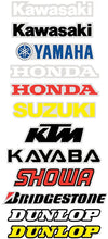 Load image into Gallery viewer, Factory Effex FX Swingarm Sticker - Showa 02-7049 - Side View