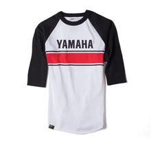 Load image into Gallery viewer, Factory Effex FX VINTAGE BASEBALL T-SHIRT / WHITE-BLACK (M) fits Yamaha