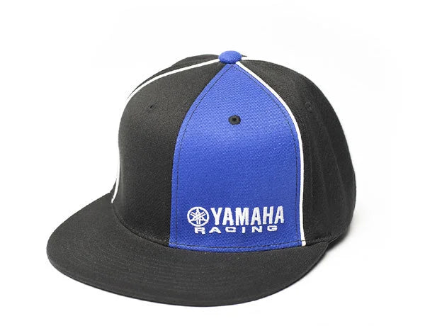 Factory Effex FX YAMAHA RACING FLEX-STYLE HAT / BLACK-BLUE (L/XL) 12-88076