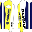 Load image into Gallery viewer, Factory Effex Fork Guard Graphic - Husqvarna 22-40620 - Main Product View