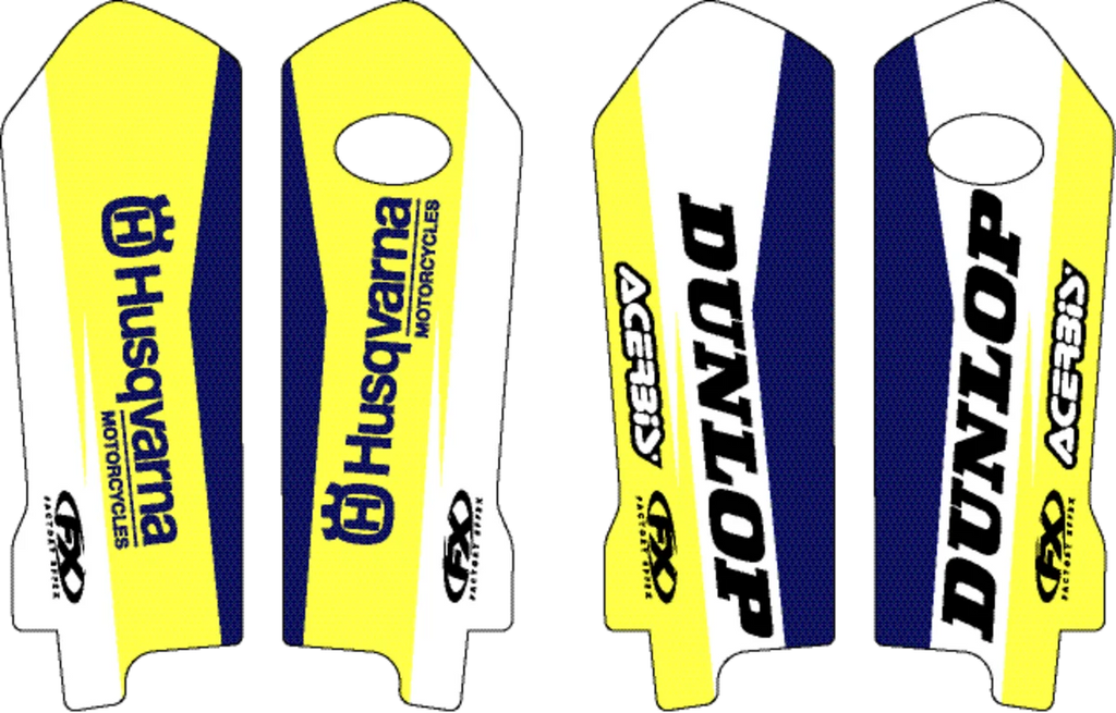 Factory Effex Fork Guard Graphic - Husqvarna 22-40620 - Main Product View