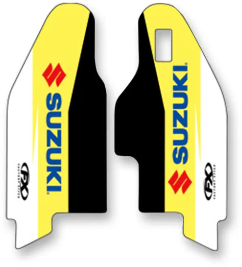 Factory Effex Fork Guard Graphic - Suzuki 19-40420 - Main Product View