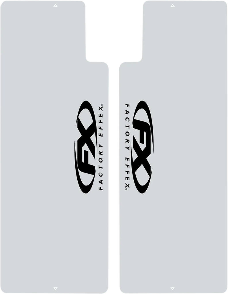 Factory Effex Fork Shield Decal - Upper - FX - Black - Main Product View