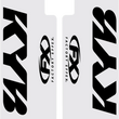 Load image into Gallery viewer, Factory Effex Fork Shield Decal - Upper - Kayaba - Black 10-38002 - Main Product View