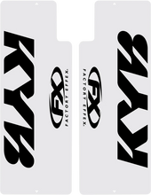 Load image into Gallery viewer, Factory Effex Fork Shield Decal - Upper - Kayaba - Black 10-38002 - Main Product View