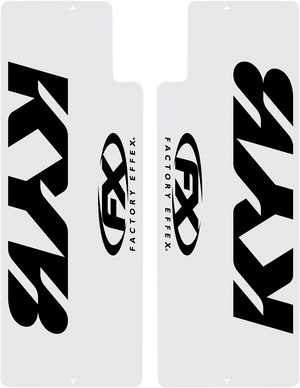 Factory Effex Fork Shield Decal - Upper - Kayaba - Black 10-38002 - Main Product View