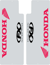 Load image into Gallery viewer, Factory Effex Fork Shield Decal - Upper - Red fits Honda - Main Product View