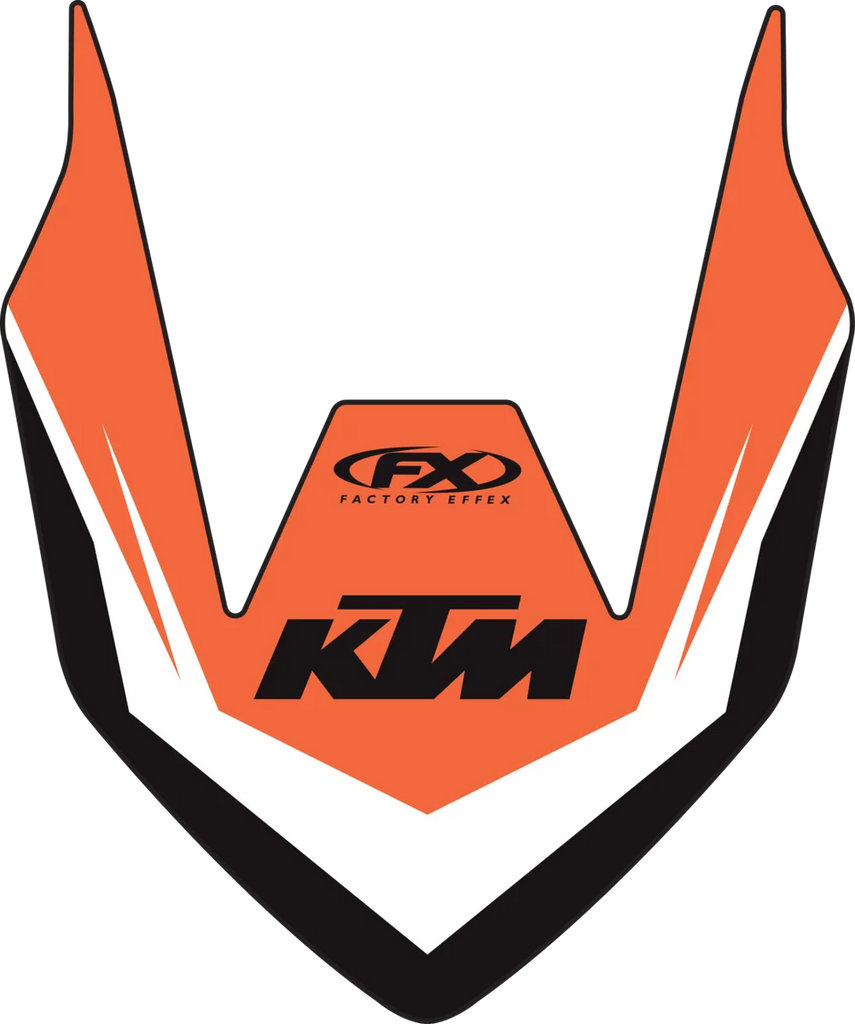 Factory Effex Front Fender Graphic - KTM 17-30502 - Main Product View