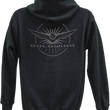 Load image into Gallery viewer, Factory Effex Goldwing Burst Zip Hoodie - Black - Large 25-88814 - Side View