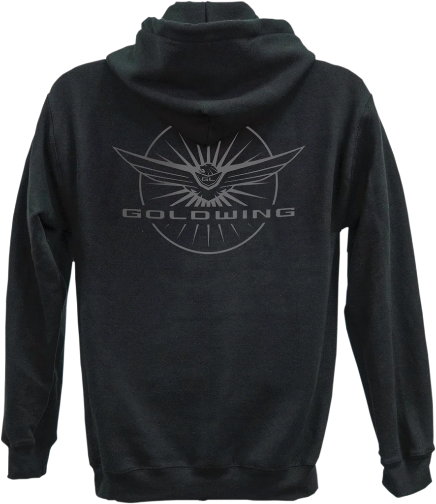 Factory Effex Goldwing Burst Zip Hoodie - Black - XL 25-88816 - Side View
