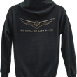 Load image into Gallery viewer, Factory Effex Goldwing Icon Zip-Up Hoodie - Black - 2XL 25-88808 - Side View