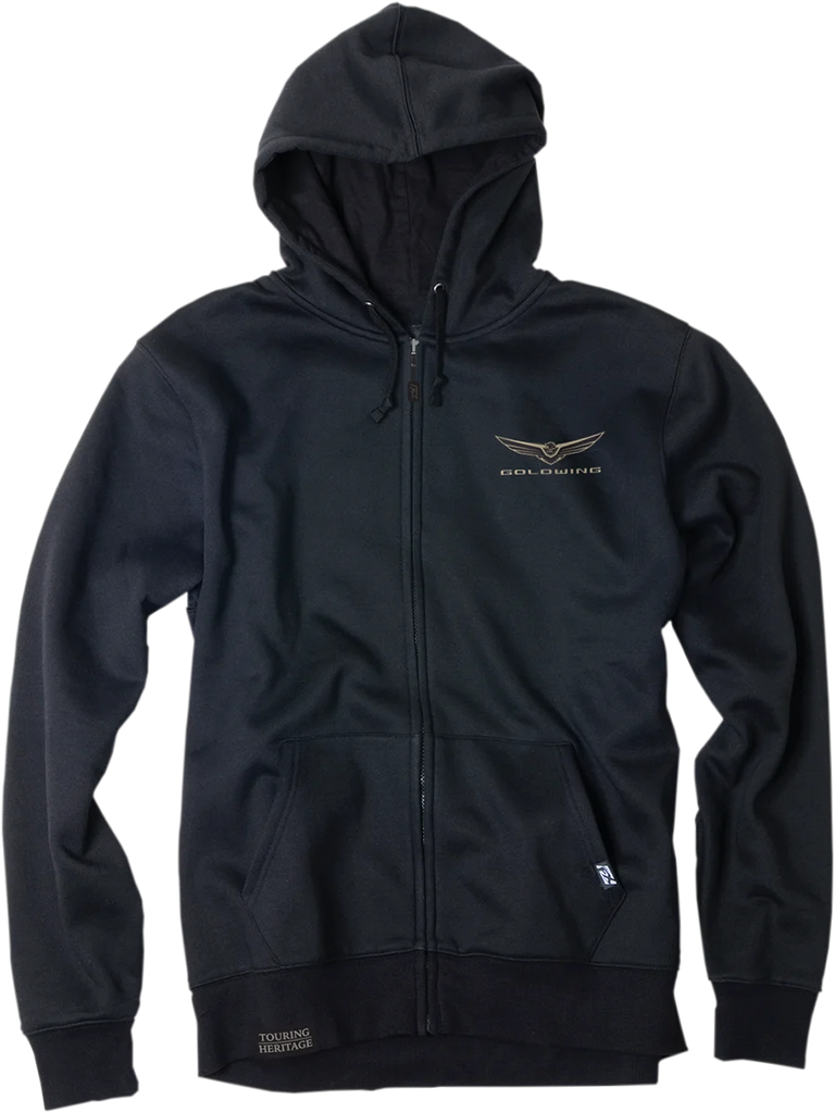 Factory Effex Goldwing Icon Zip-Up Hoodie - Black - Medium 25-88802 - Main Product View